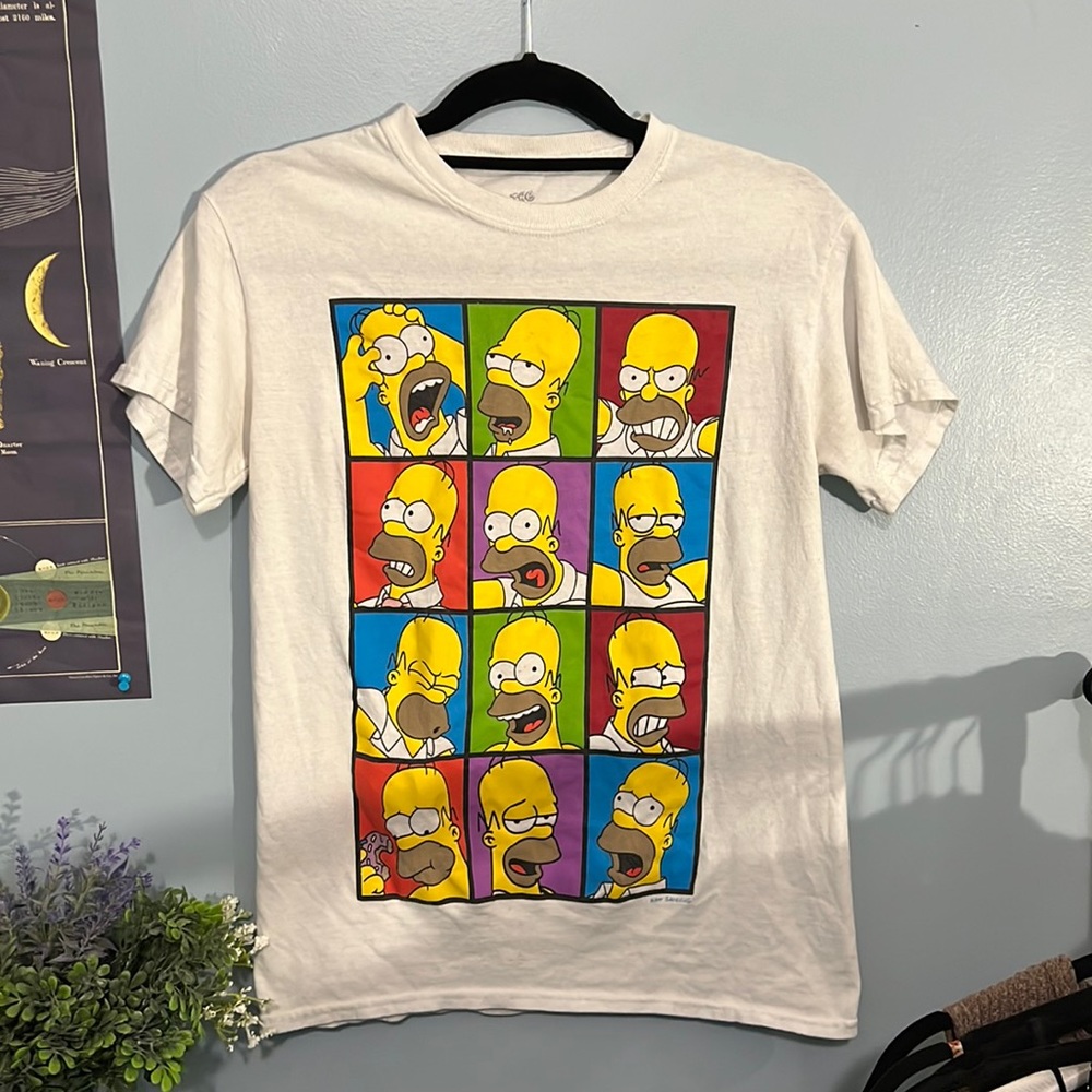 The Simpsons Homer pop art shirt